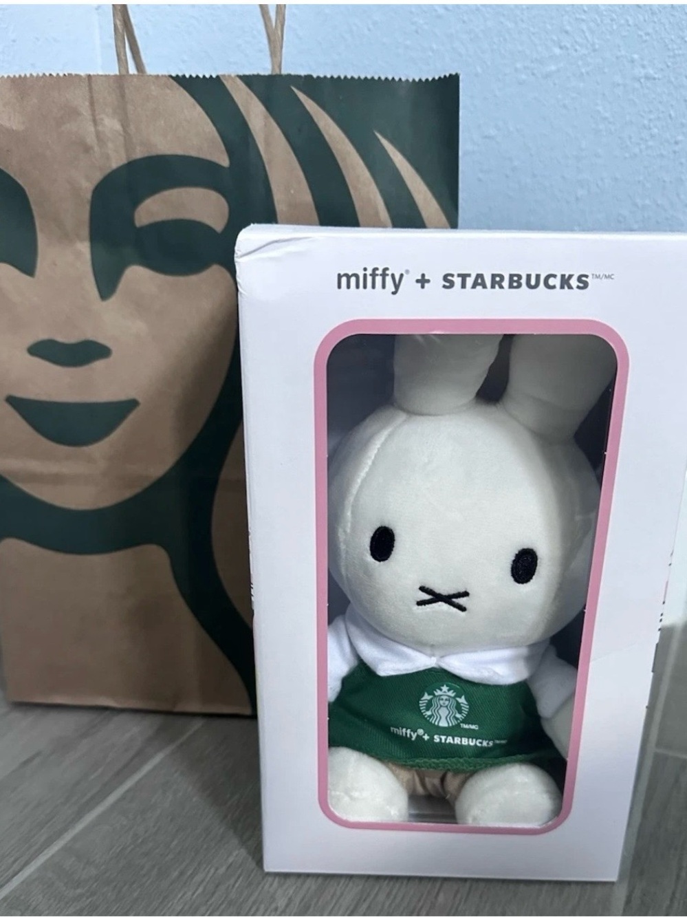 Starbucks x Miffy Plush with Green Apron